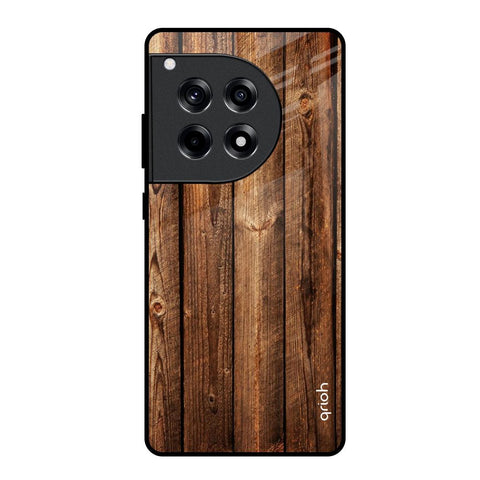 Timber Printed OnePlus 12R 5G Glass Back Cover Online