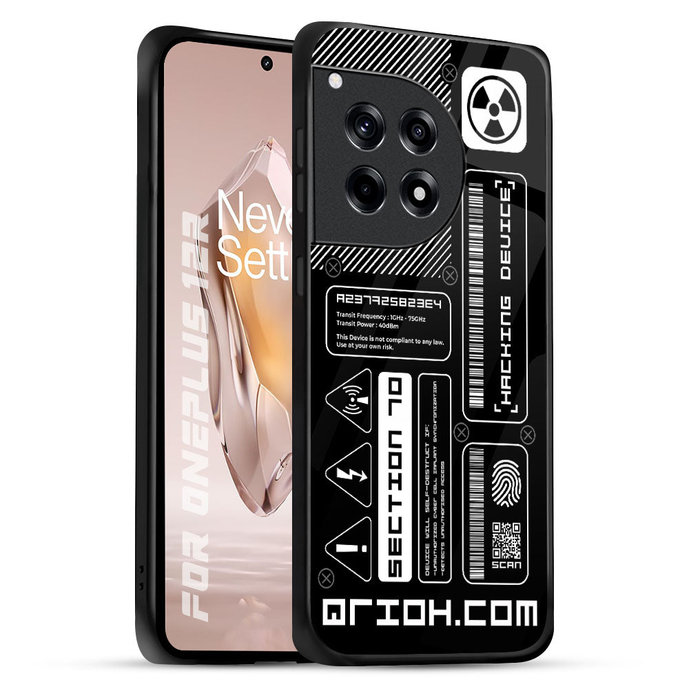 Futuristic Art OnePlus 12R 5G Glass Back Cover Online