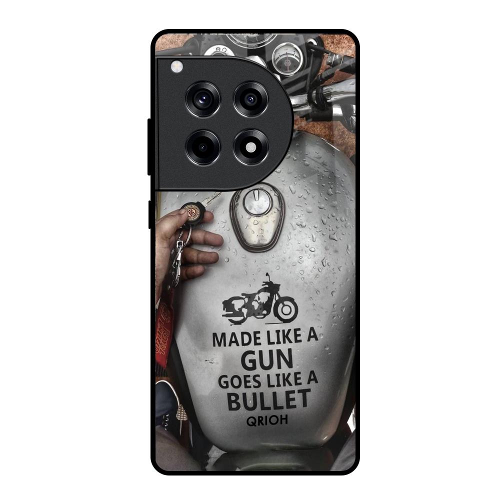 Royal Bike OnePlus 12R 5G Glass Back Cover Online
