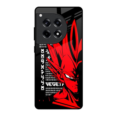 Red Vegeta OnePlus 12R 5G Glass Back Cover Online