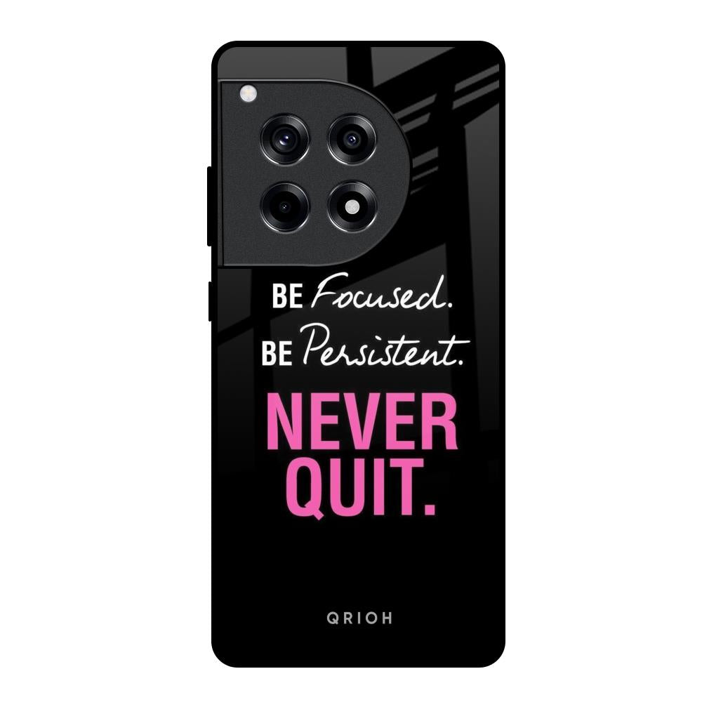 Be Focused OnePlus 12R 5G Glass Back Cover Online