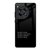 Black Soul OnePlus 12R 5G Glass Back Cover Online