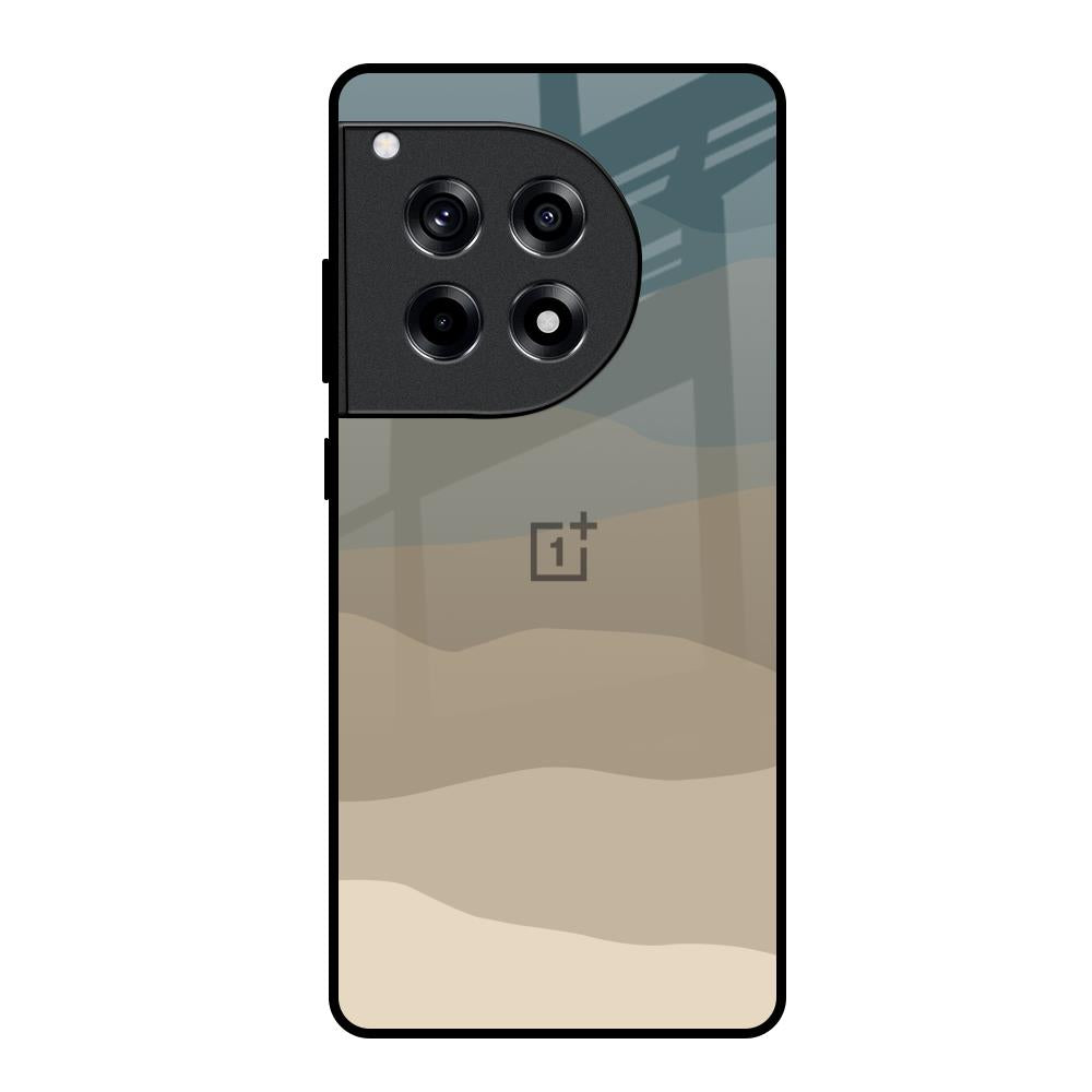 Abstract Mountain Pattern OnePlus 12R 5G Glass Back Cover Online