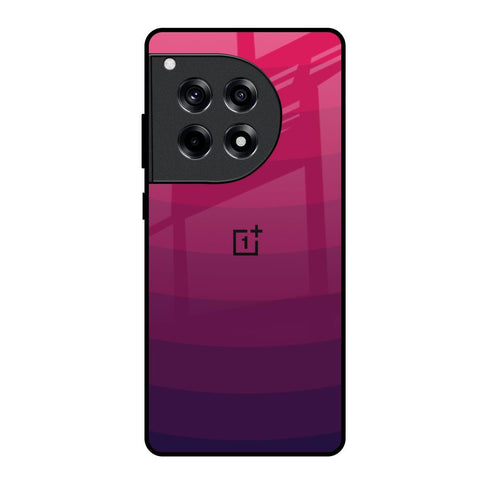 Wavy Pink Pattern OnePlus 12R 5G Glass Back Cover Online