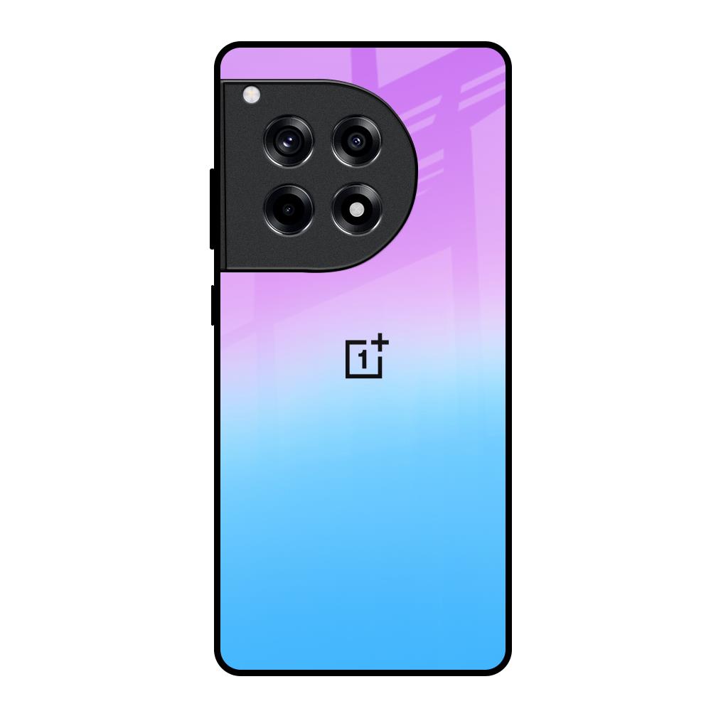 Unicorn Pattern OnePlus 12R 5G Glass Back Cover Online