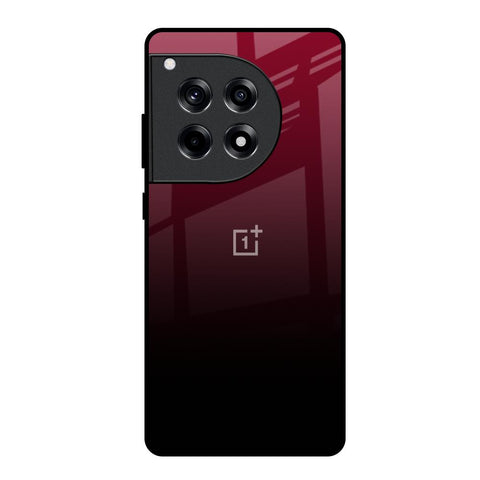 Wine Red OnePlus 12R 5G Glass Back Cover Online