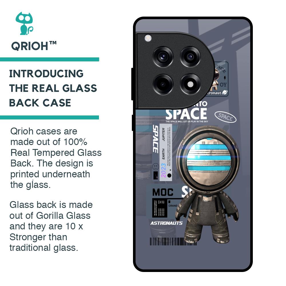 Space Travel Glass Case for OnePlus 12R 5G