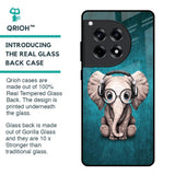 Adorable Baby Elephant Glass Case For OnePlus 12R 5G