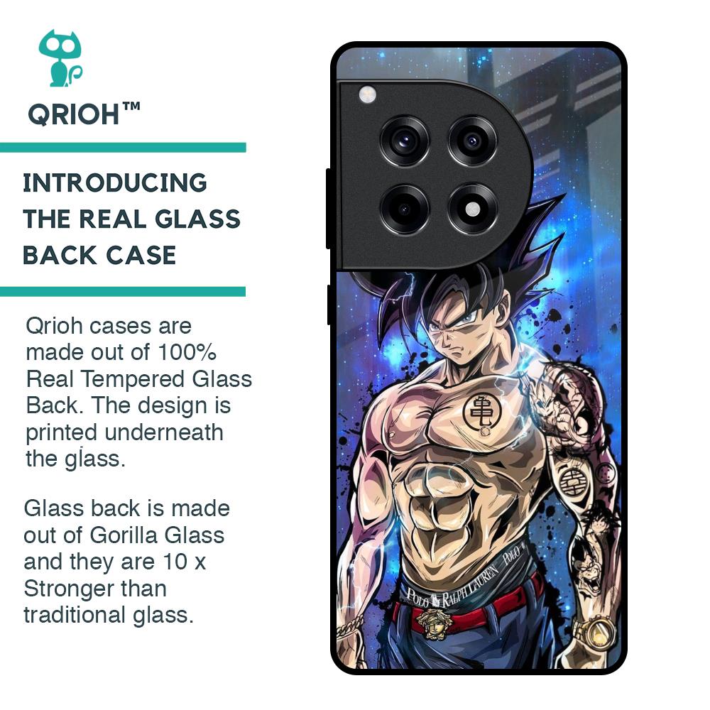 Branded Anime Glass Case for OnePlus 12R 5G