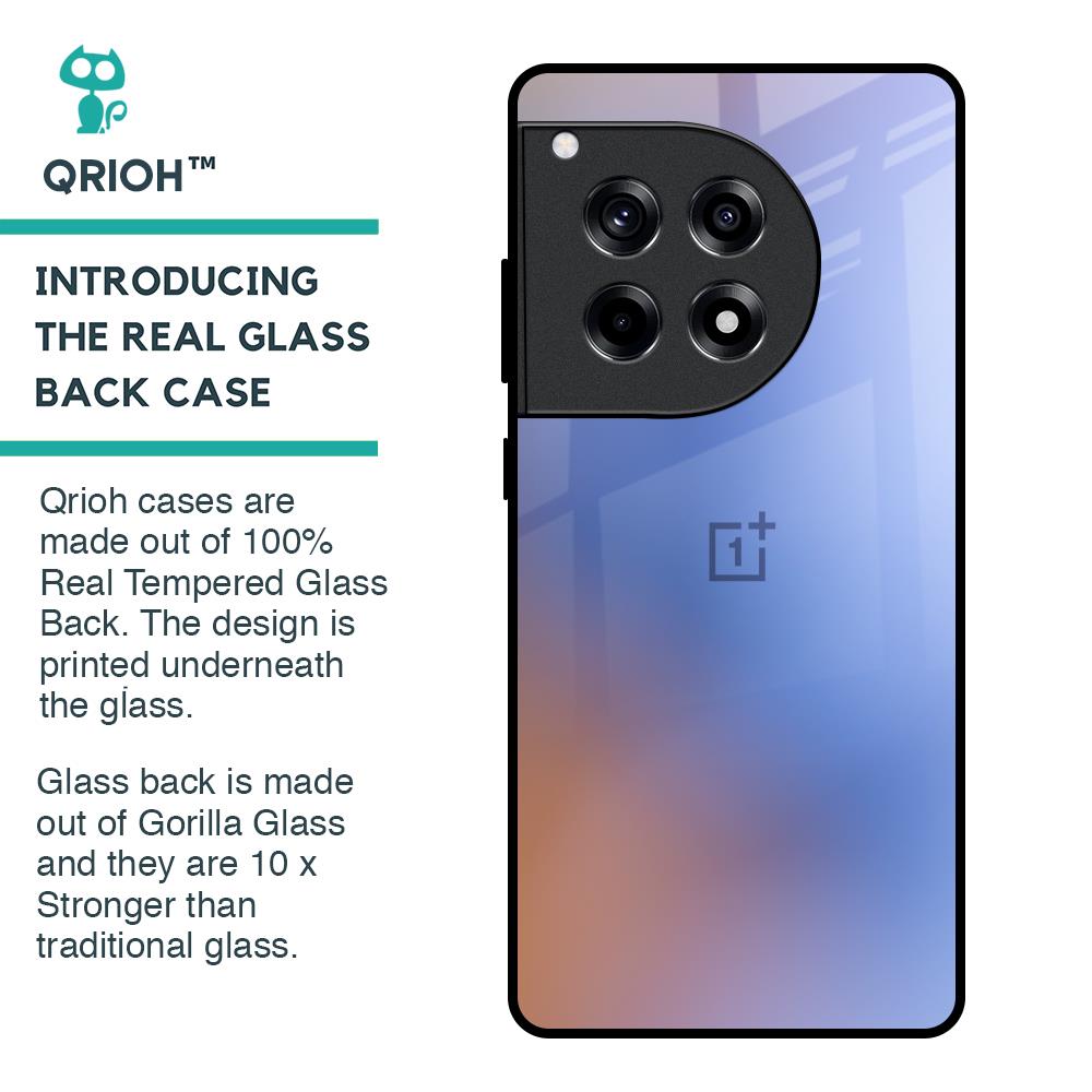 Blue Aura Glass Case for OnePlus 12R 5G