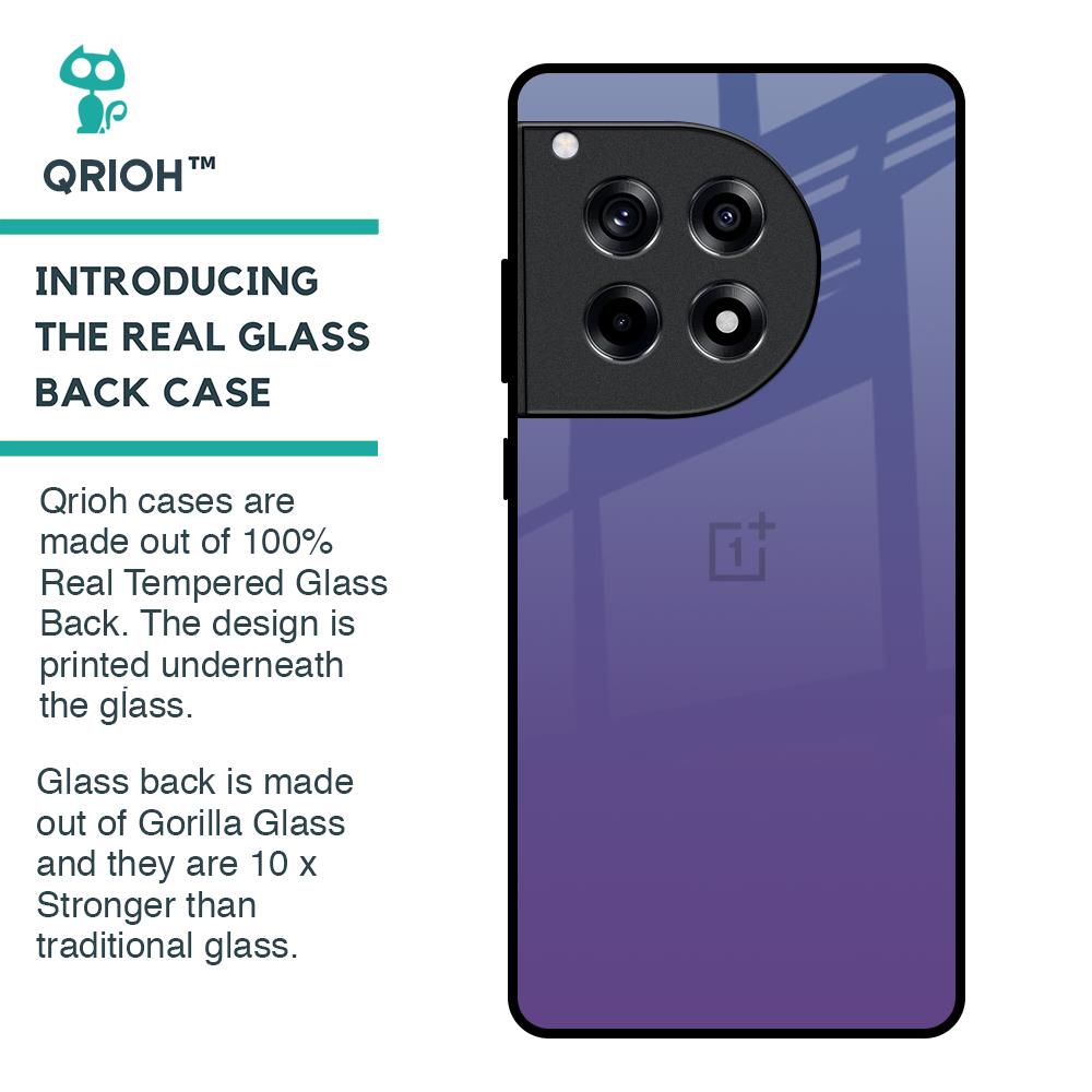 Indigo Pastel Glass Case For OnePlus 12R 5G