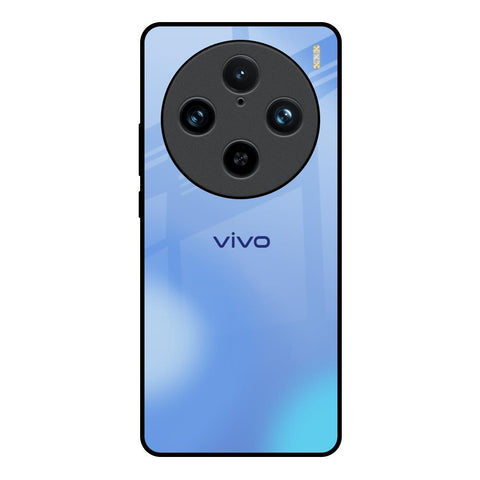 Vibrant Blue Texture Vivo X100 Pro 5G Glass Back Cover Online