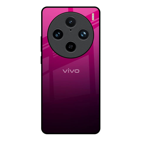 Purple Ombre Pattern Vivo X100 Pro 5G Glass Back Cover Online