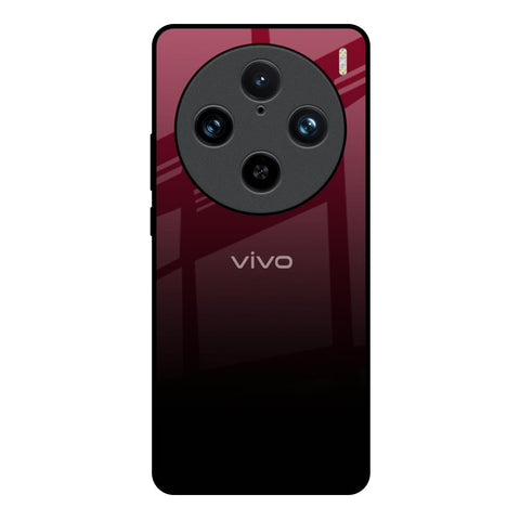 Wine Red Vivo X100 Pro 5G Glass Back Cover Online