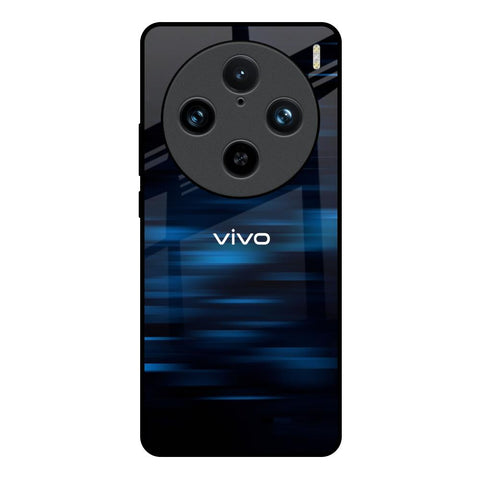 Blue Rough Abstract Vivo X100 Pro 5G Glass Back Cover Online