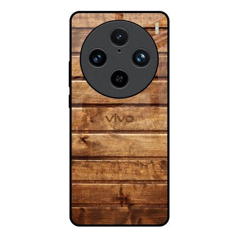 Wooden Planks Vivo X100 Pro 5G Glass Back Cover Online