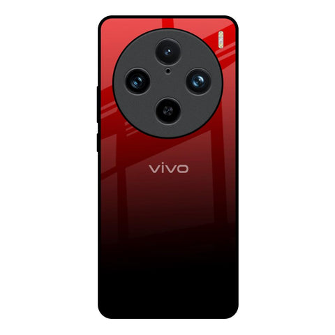 Maroon Faded Vivo X100 Pro 5G Glass Back Cover Online