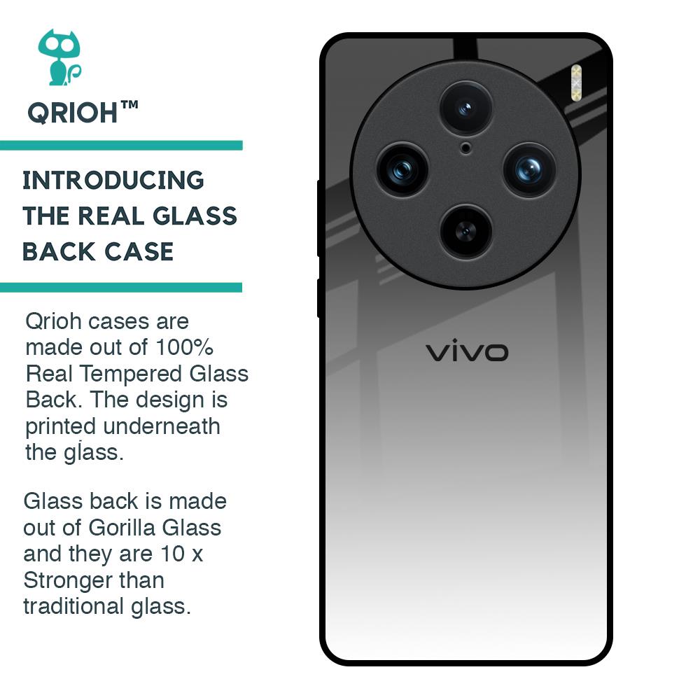Zebra Gradient Glass Case for Vivo X100 Pro 5G