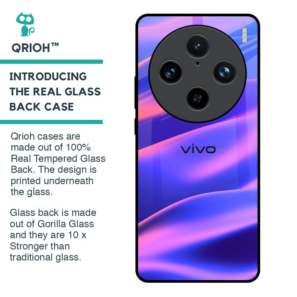 Colorful Dunes Glass Case for Vivo X100 Pro 5G