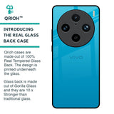 Blue Aqua Glass Case for Vivo X100 Pro 5G
