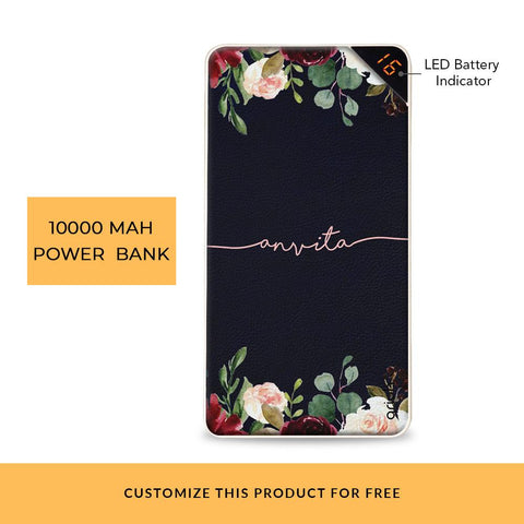 Navy Sapphire Customized Power Bank