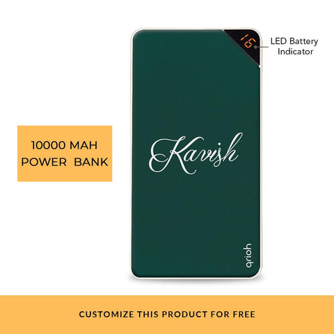 Lone Cursive Customized Power Bank