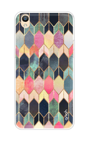 Shimmery Pattern OPPO R9 Back Cover
