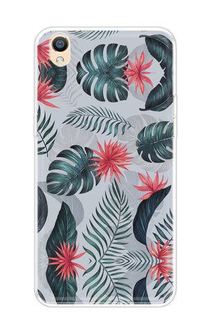 Retro Floral Leaf OPPO R9 Back Cover