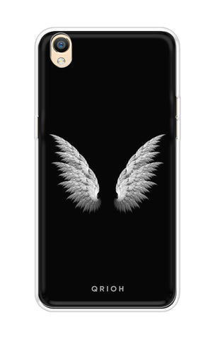 White Angel Wings OPPO R9 Back Cover