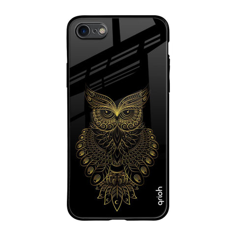 Golden Owl iPhone 7 Glass Back Cover Online