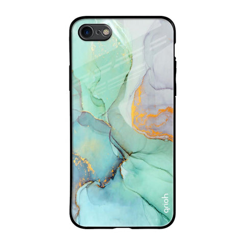 Green Marble iPhone 7 Glass Back Cover Online
