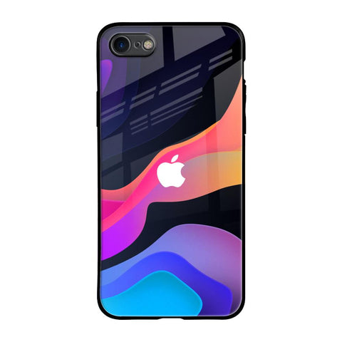 Colorful Fluid iPhone 7 Glass Back Cover Online