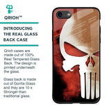 Red Skull Glass Case for iPhone 7