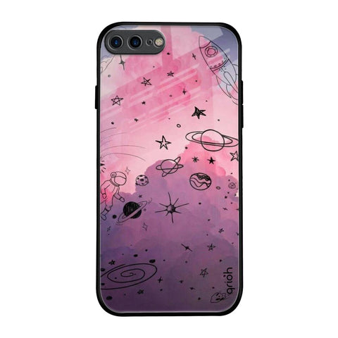Space Doodles iPhone 7 Plus Glass Back Cover Online