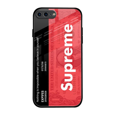 Supreme Ticket iPhone 7 Plus Glass Back Cover Online