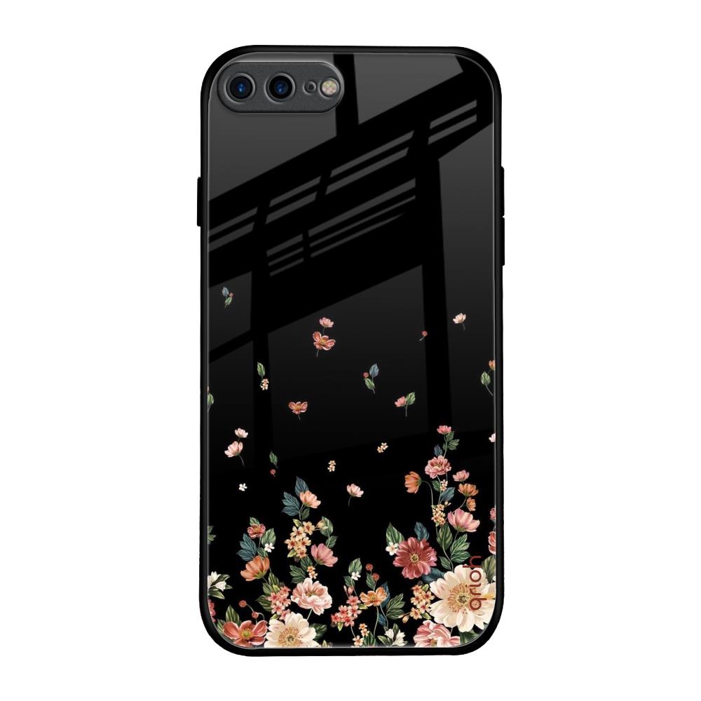 Floating Floral Print iPhone 7 Plus Glass Back Cover Online