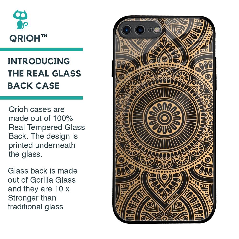 Luxury Mandala Glass Case for iPhone 7 Plus