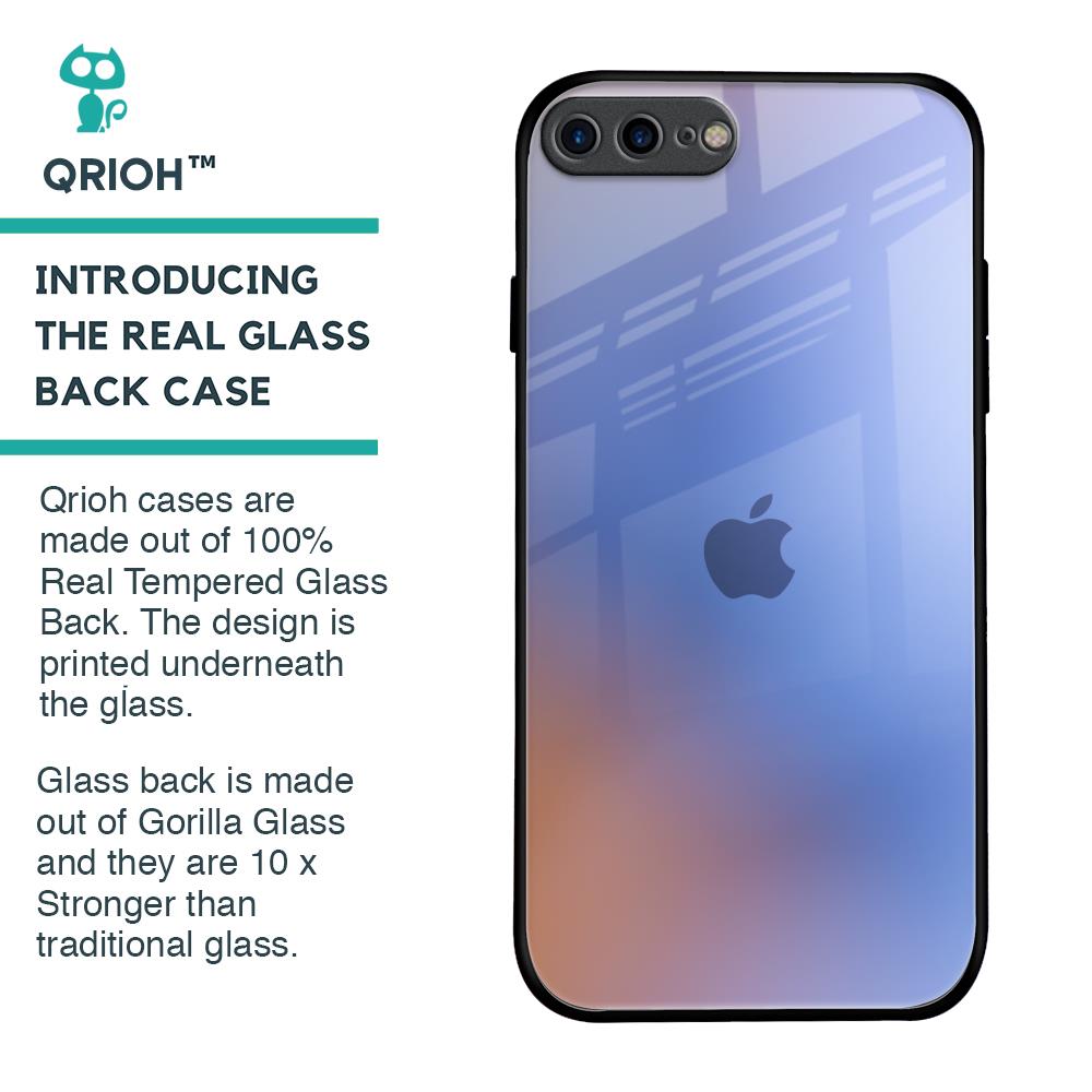 Blue Aura Glass Case for iPhone 7 Plus