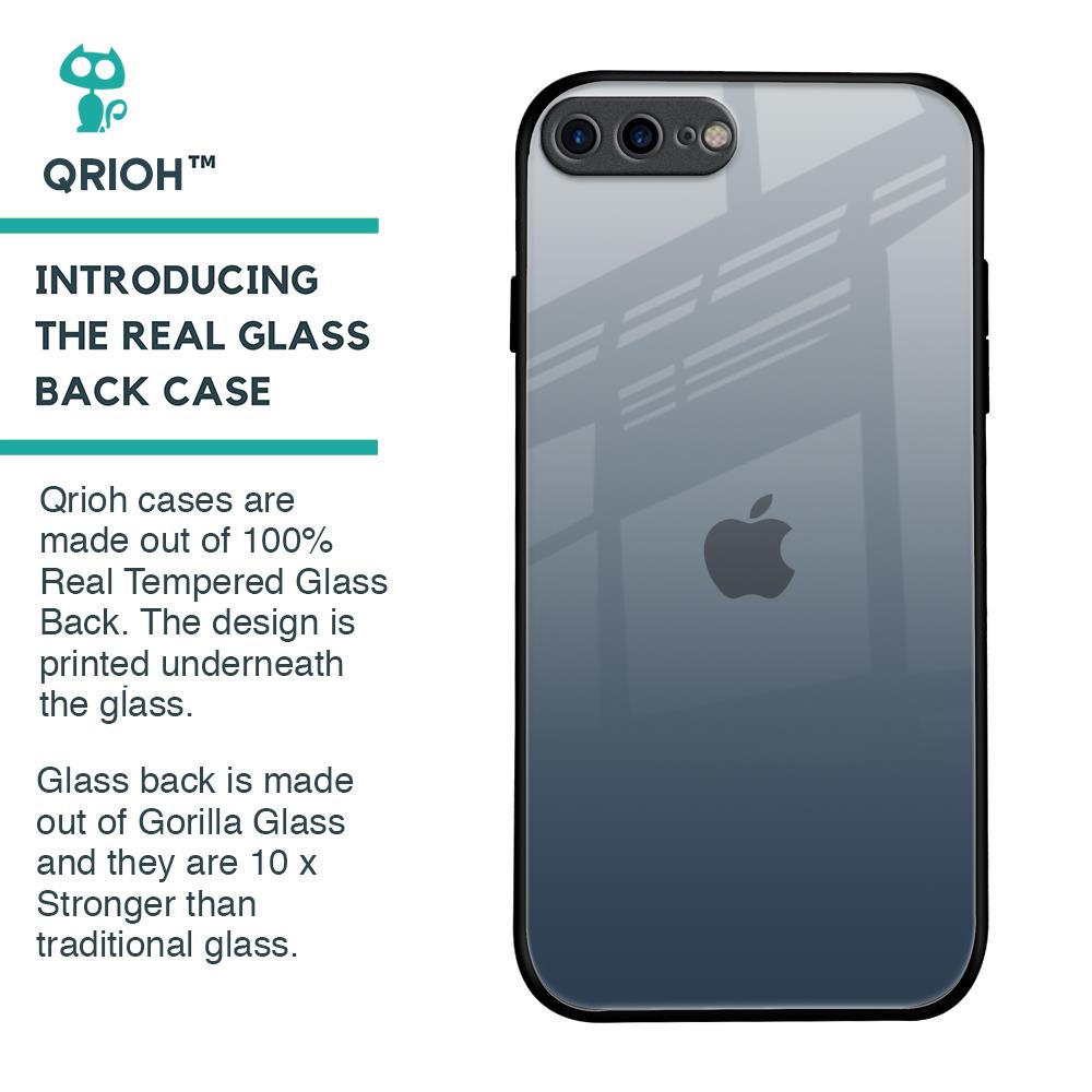 Smokey Grey Color Glass Case For iPhone 7 Plus