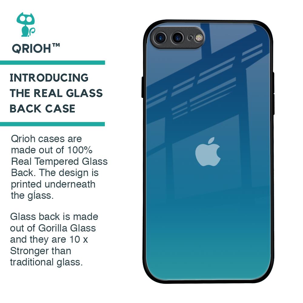 Celestial Blue Glass Case For iPhone 7 Plus