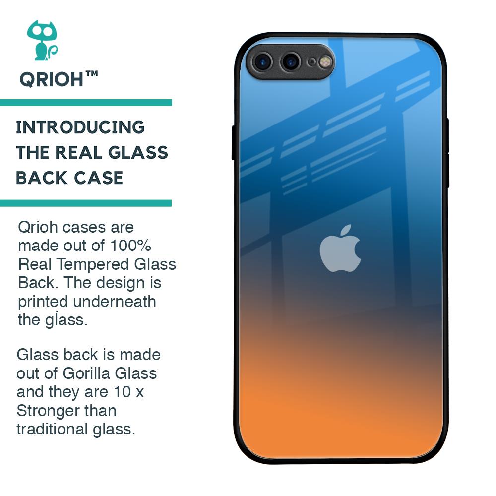 Sunset Of Ocean Glass Case for iPhone 7 Plus
