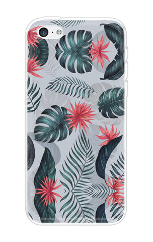 Retro Floral Leaf iPhone 5C Back Cover