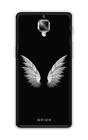 White Angel Wings OnePlus 3T Back Cover