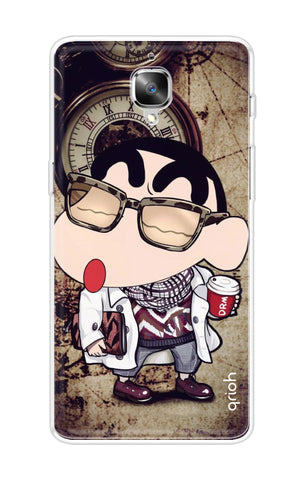 Nerdy Shinchan OnePlus 3T Back Cover