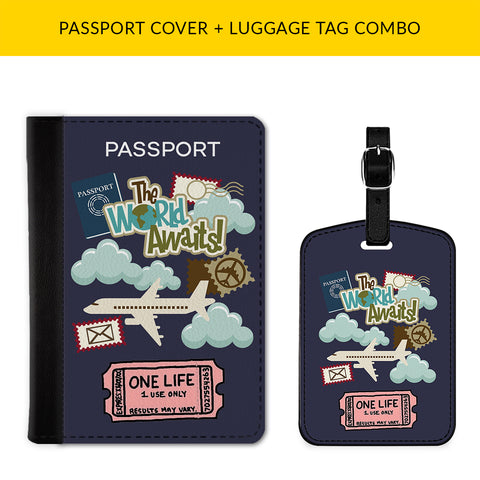 One Life Passport & Luggage Tag Combo