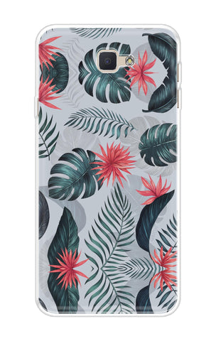 Retro Floral Leaf Samsung J7 Prime Back Cover