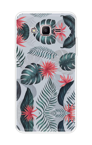 Retro Floral Leaf Samsung J2 Prime Back Cover