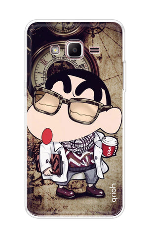 Nerdy Shinchan Samsung J2 Prime Back Cover