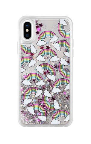 Mini Rainbows Gold Star Sparkle iPhone Glitter Cases & Covers Online