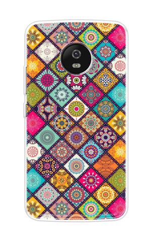 Multicolor Mandala Motorola Moto G5 Plus Back Cover